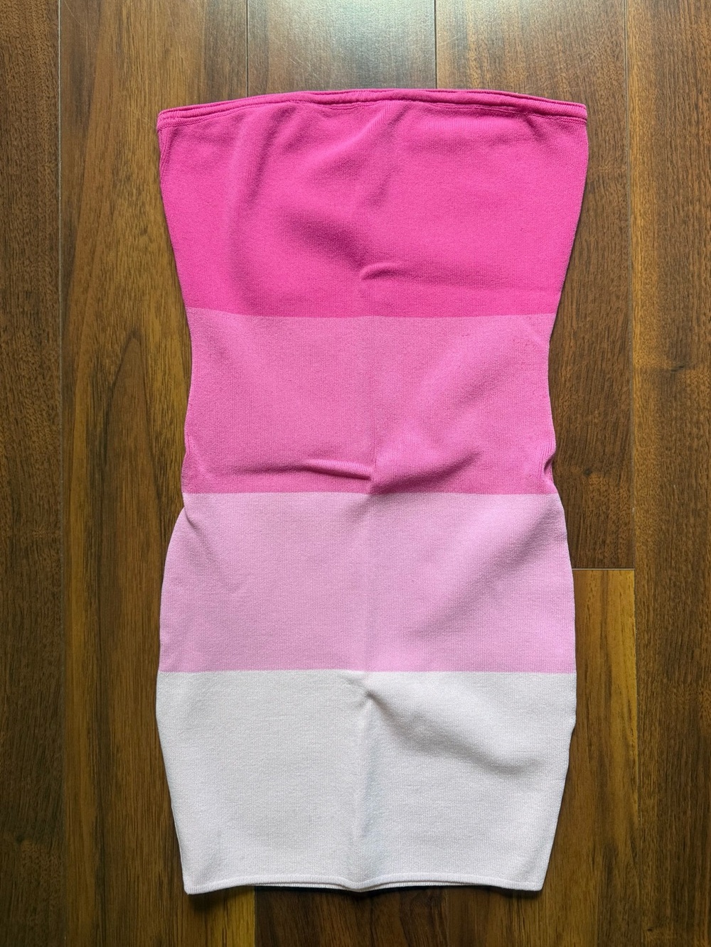 Superdown by Revolve Pink Colorblock Strapless Mini Dress / Small / NWOT!!